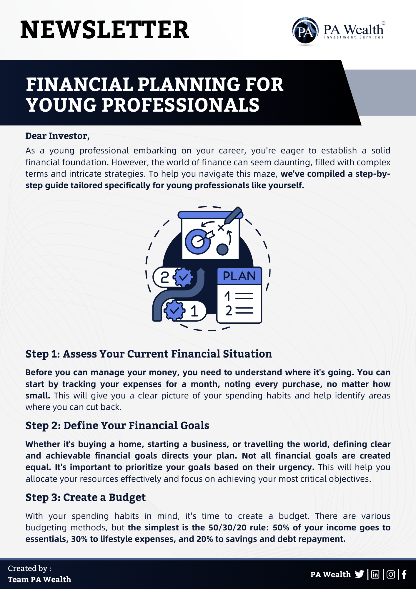 Financial Planning for Young Professionals: A Step-By-Step Guide