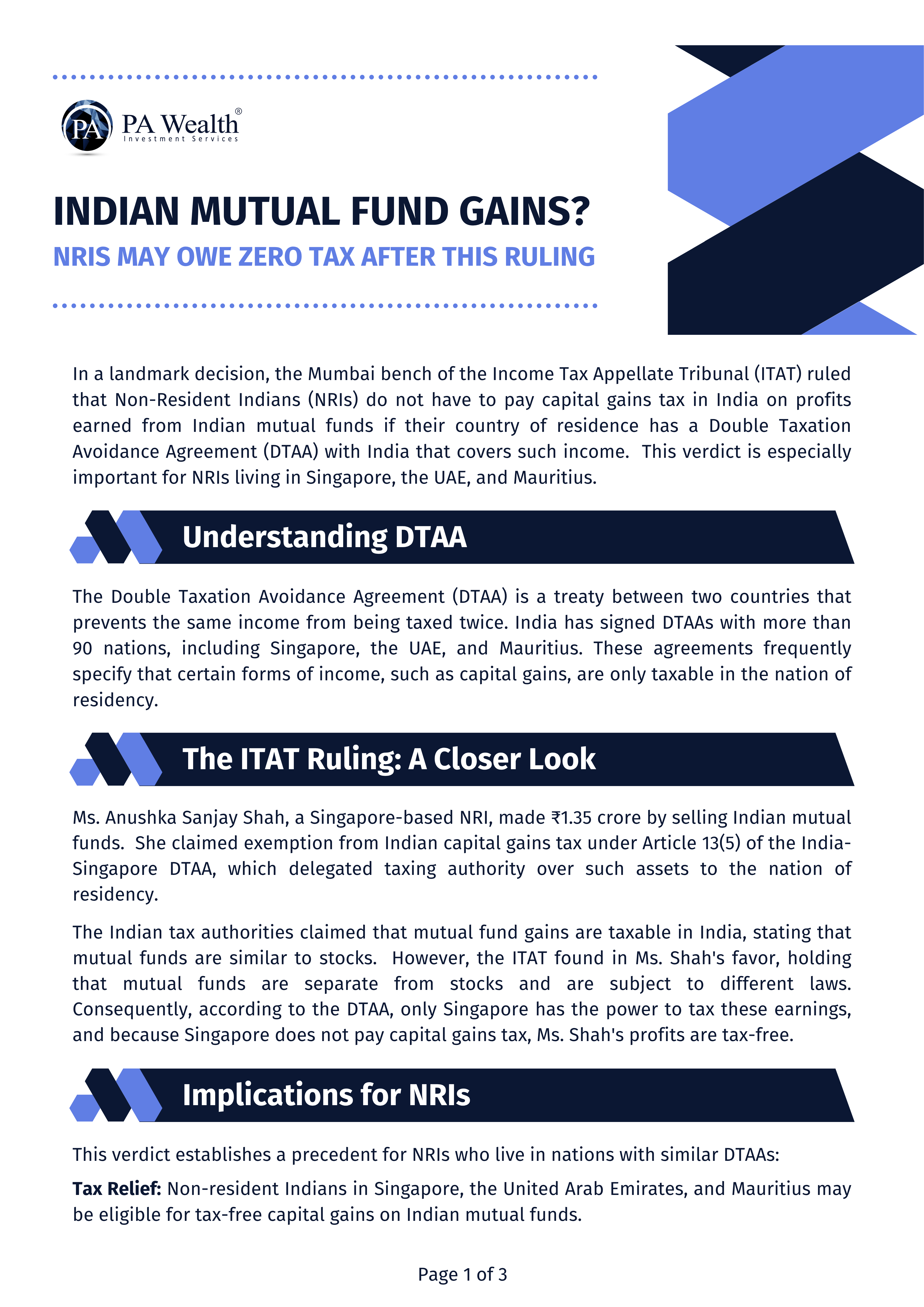 NRI Mutual Fund_ PA Wealth