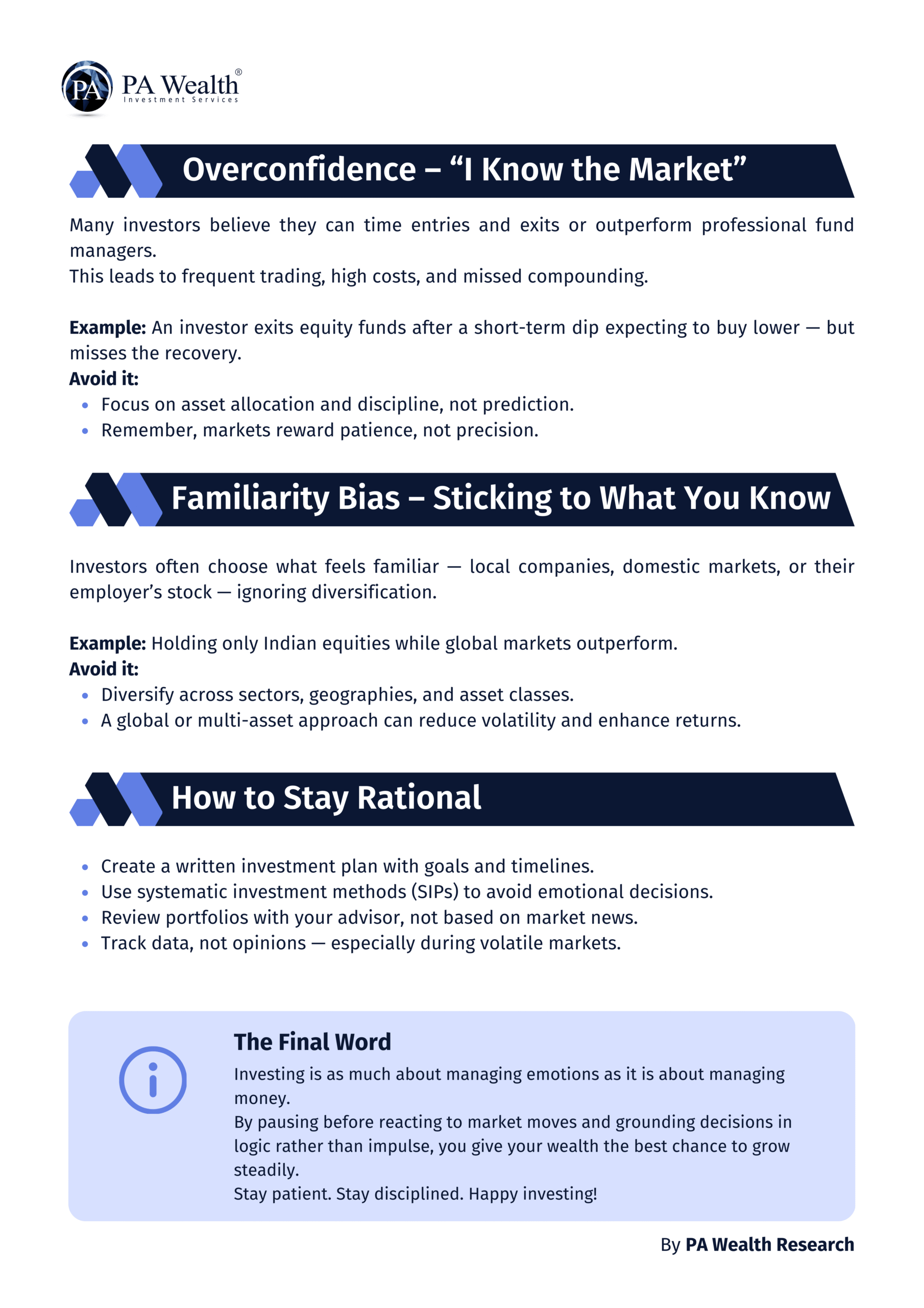 The Psychology of Investing — And How It Can Cost You