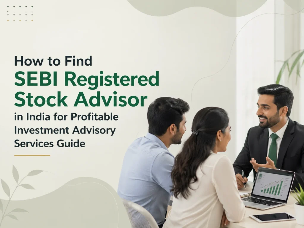 How to Find SEBI Registered Stock Advisor in India for Profitable Investment Advisory Services Guide